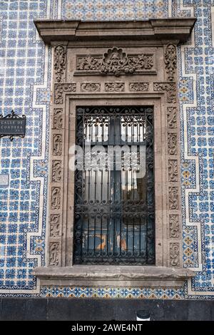 Case de los azulejos maison en carrelage à Mexico, Mexique Banque D'Images