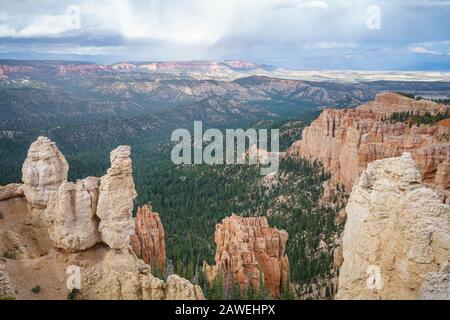 rainbow point dans le parc national de bryce canyon dans l'utah aux états-unis Banque D'Images