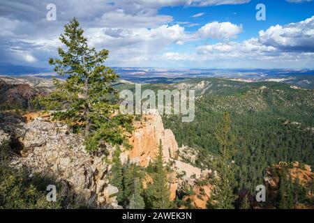 randonnée dans le parc national de bryce canyon dans l'utah aux états-unis Banque D'Images