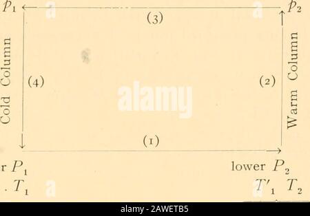 Collections diverses Smithsonian . II. Sur LE MAINTIEN D'UNE DIFFÉRENCE OFPRESSURE PAR L'AJOUT DE CHALEUR (7.) CIRCULATION RÉGULIÈRE DANS UNE ATMOSPHÈRE SÈCHE Pendant les mouvements de l'air hors des régions de pression plus élevée, le travail est poursuivi par les forces pressurisées provenant d'une alimentation précédemment accumulée. L'énergie potentielle du système doit évacuer l'itselfet les différences de pression à n'importe quel niveau doivent disparaître, sans diminuer la compensation d'une source quelconque. Les mouvements contre le gradient pourraient en effet reconvertir l'énergie cinétique en potentialen Banque D'Images