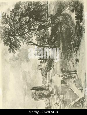 La vie et les lettres de John Constable, RA . que de chaque jour sont altogethersuggéré par elle. La difficulté du ciel dans la peinture est très grande, tant en ce qui concerne la composition et l'exécution ; parce que, avec tout le theirbrillaancy, ils ne devraient pas aller de l'avant, ou, en fait, être dur de toute plus que les distances extrêmes sont; mais cette doesne s'applique pas aux phénomènes ou aux effets accidentels du ciel, parce que les théytoujours attirent particulièrement. Je peux vous dire tout cela, même si jyowdo ne veut pas être dit que je sais très bien ce que je suis, et que mon ciel n'a pas été négligé, bien qu'ils aient souvent échoué à exec Banque D'Images