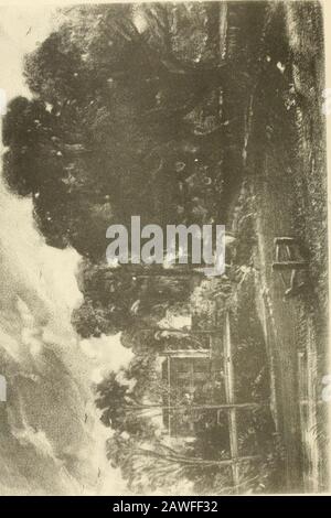 Vie et lettres de John Constable, RA . ea véritable impression de son caractère en tant qu'artiste sans en faire un intimement familier avec lui dans les relations privées de la vie. XX PREFA CE. La série d'enoravings de ses images et croquis anglais Paysage, a formé une œuvre qui, pour utiliser les téniches de Coleridge, était un secret engagé envers le public, et fidèlement gardé. Ces plaques seront donc, à la plupart des yeux, nouvelles. Leurs sujets sont tous liés à l'histoire personnelle de Conécuries, et la permission qui a été obtenue pour les rendre utiles, me permet d'adorer un volume, ch Banque D'Images