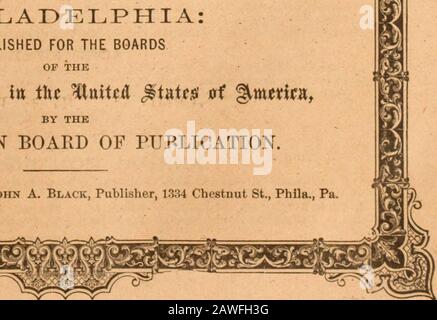 Dossier Mensuel Presbytérien, The (Jan-Dec1881) . Philadelphie: Publié POUR LES CONSEILS de ^xt^ttxmn MDltuMh dans le United ^Utt$ af gwtwro, PAR LE PRESBYTERIAN BOARD OF PUBLICATION. Copies, 50 cents par an. Dans les paquets, quatre copies adressées à une personne pour $1.00, ii LE DOSSIER 55 Est la seule publication à partir de laquelle peut être obtenu une vue complète des opérations bienveillantes de l'Église. Il est édité par les Secrétaires de ses sept Régimes, les hommes les mieux capables de dire ce qui est doet ce qu'ils ont besoin pour leur permettre de faire plus. Les églises qui contribuent le plus généreusement au soutien des conseils A Banque D'Images