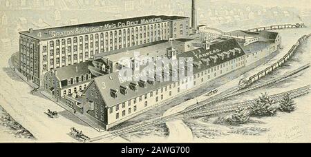 Le Worcester de dix-huit cent quatre-vingt-dix-huit années Fightty une ville . HENRY D. PERKY. Worcester de 1898. 521 certains aliments comme parfaits ou naturels (les ines, et que les mans tentent d'améliorer ces aliments conduit inévitablement à une nourriture non naturelle, désorganisée, et la mangeant de tels résultats dans des corps innaturels et inharmonieux. En plus de la machine à râper, M. Perky était l'inventeur de nombreuses machines et appareils utilisés dans l'usine de Jackson Street, quelleproduce, à part le biscuit de blé entier déchiqueté, la boisson de blé-chred, l'asain et le substitut nourrissant à la boisson préjudiciable Banque D'Images