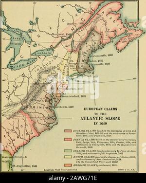 Les essentiels de l'histoire des États-Unis . ?y&J*RM£ *-&gt; reçu indien pour Tex Mille dollars ipayment de terre Vendu par les représentants des Six nations aux Descendants de William Penn, 1769. Penn a toujours maintenu son attitude amicale à l'égard de la thécolique, et dans son âge a écrit, Si, dans la relation entre beweenus, les gens veulent de moi tout ce qui les ferait. La vie DANS LES COLONIES 65 plus heureuse, je vais l'accorder facilement. La Pennsylvanie est l'asile bécaméen au bien et aux opprimés de chaque nation.les Quakers y sont venus d'Angleterre, d'Allemands d'Allemagne et de nombreux Écossais d'ailleurs Banque D'Images