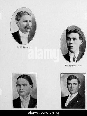 Oracle, Le . 0- OS ?&lt; osmx Qta OS Oh o  W co c£ C ai c c i- od pq D. M. BRASSEUR, B. S. D. Département d'expression THOMAS ANDREW GROSS, A. B. Département de littérature GEORGE SANDERS, A. B. Latin W. J. POINTER, A. B. Département de physique et de chimie NELSON S. COWART, B. S.Vice-président Directeur de l'école de formation GUY W. BOHANNAN. B. S. Géologie. Astronomie, PoliticalGeography ELBERT P. DOWNING, B. S. Département de langue anglaise DORA STEWART, A. M. Département d'histoire. Thomas Andrew Gross W. J. Pointeur Nelson S. CoWRft filbert P. Downing Banque D'Images
