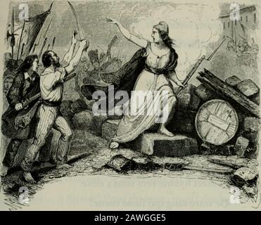 Messéniennes, et Chants populaires . UNE SEMAINE DE PARIS -4:^1^ Banque D'Images
