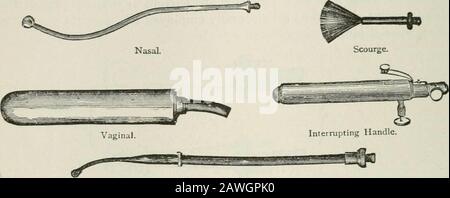 Conférences sur les maladies nerveuses du point de vue de la localisation cérébrale et spinale, et les méthodes ultérieures employées dans le diagnostic et le traitement de ces affections . - il a mentionné ici, à savoir que la negativeélectrode (cathode) est la plus douloureuse pour le patient, et produit la plus grande action cliemique. C'est un fait bien reconnu qu'une balle esquiserait le plus de dommages à son point d'échapper à toute substance dense que le Whiclit a pénétré. De la même manière, un courant électrique produit le. Intra-utérin. Plaque D'Ulcère. Banque D'Images