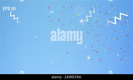 Texture d'arrière-plan, raccord. Nouveau fantasme spatial. Illustration colorée élémentaire. Couleur cyan. Planète et fond clair. Univers coloré n Illustration de Vecteur