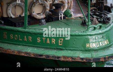 Hong Kong, Chine : 02 Février 2020. L'Emblématique Star Ferry Hong Kong Jayne Russell/Alay Stock Image Banque D'Images