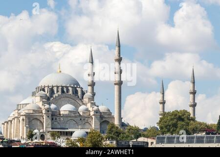 La mosquée de Suleymaniye à Istanbul, en Turquie Banque D'Images