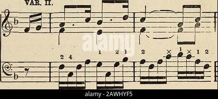 L'instructeur complet de mélodéon, en sept parties: Conçu comme un manuel d'instructions complet pour le mélodéon, le séraphine, l'éolican, le melopean, l'organe ou tout instrument similaire . vab. N EST ^W^F. Ima. Banque D'Images