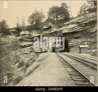 Fantôme du glacier et autres contes . Copyright, 1900, Detroit Photographic Co l'avènement des blancs, pour ici, au pied de CampbellsLedge, l'une des plus frappantes promontoires intérieures dans le theworld, ils ont construit leur village d'Assernghny, en utilisant la cime du précipice derrière comme site pour leurs feux de balise.Voici le site de fort Jenkins, Érigée par les NewEnglanders endurctibles en 1778. De l'autre côté de la rivière, FortOgden et Pittston Stockades. Juste au-dessous se trouvait LES STATIONS DE LACKAWANNA, fort Vintermoot. Sur ces forts les Indiens des SixNations, sous le commandement du gène britannique Banque D'Images
