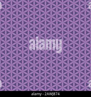 Motif fleuri violet abstrait sans couture Illustration de Vecteur