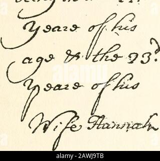 La famille King de Southold, Suffolk County, New York, 1595-1901Compied from public records, family papers and the manuscrit King généalogie de MrRufus King of Yonkers, NY. In Gardiner, troisième propriétaire du Manoir de GardinersIsland; Slie meurt le 4 juillet 1707, âgé de 37 ans, et est enterré dans le cimetière de East Hampton. Elle a par erreur décrit comme la fille de William King dans le Gardiner Fedieree à HolgatesCrfrifdlogiis. T Frances, la femme de Samuel King, était la fille de Williani Ludwidlam, Sr. Et wifeClemcc de Southampton, L. I., et lornicrly de Matlock dans le Derbyshire, en Angleterre. Enregistrer Banque D'Images