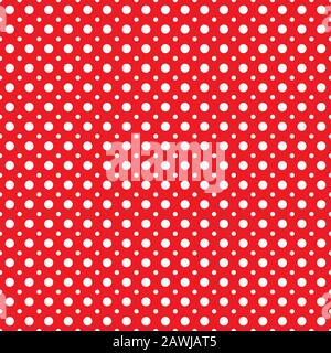 Les points de polka sans couture motif la texture de l'arrière-plan Illustration de Vecteur
