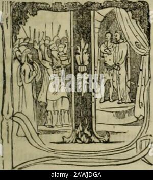 La Vie et l'époque des Pontiffs romains de StPeter à Pie IX . ly porte. 29. Introite portas eivs. Deux pèlerins s'agenouillant à la porte. Par Hamerani.80. Apévit D0MINV8 THiESAVRVM SWM. Le pape ouvre la porte. 31. VENIT VENIA. VENITE. FELIC. NOVO SECVLI CONCORDES MANEANT. 32. SaTVRNIA REDDIT. PACAT. EVR. NOVI. SECUIi. FEL. IVBI. ECCIIESIA. * Saint Stephen I., créé le pontife en 253, gouverna l'Église quatre ans et environ six mois. Clément XL 183 Innocent XII possédaient des vertus -wliilli Lave illustrait les meilleurs pontiffs.Il était l'un des bienfaiteurs de la propagande, à laquelle ho a donné le lifting Banque D'Images