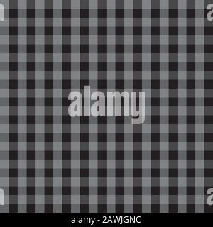 Motif Vichy noir transparent au format vectoriel Illustration de Vecteur