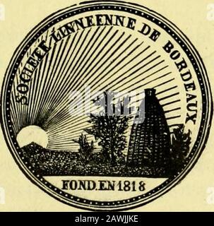 L'Actes de la Socilinnne de Bordeaux . D ACTES DE LA SOCIETE LINNÉENNE DE BORDEAUX ACTES LA SOCIETE LINNEENNE DE BORDEAUX FONDEE LE 9 juillet| l et ISIS Et reconnu cadrer endossement dutilité publiquepar OrdonnnRoyale du 15 juin 1828. Athénée Rue Des Trois-Conils. 53, VOLUME LVISixième série : TOME VI ^ BORDEAUX J. DURAND, IMPRIMERIE DE LA SOCIÉTÉ LINNEENNE.rue Condillac, 20 1901 :yÂ 0*. S te a 1902 CONTRIBUTION l/ETUDE DES XYLOCOPES Par J. PÉREZ. Il est vu de genres, parmi les Mellifères, dont la visite générale serait plus utile que celle des Xylocopes. La monogra-phe de Smith (1), bie Banque D'Images