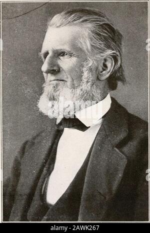 Dossier généalogique de John Brown (1755-1809) et de ses descendants, aussi les branches collatérales des familles Merrill, Scott et Follett . Abijah Merrill Abigail (Scott) Merrill. Edwin H. Merrill The Scoll Branch 8!l THE SCOTT BRANCH le croquis suivant de la famille Scott a été tiré de personnes à charge de William Scott, de Hatfield, Mass, par la permission de l'auteur, Orrin Peer Allen, de Palmer, Mass.: William SCOTT, HATFIELD, MASS.—1C68-1713. Une recherche longue et diligente a été faite pour le parentage de Wiiiam Sctt, mais le problème reste encore imrésolu. Les Thereseems n'ont pas été un indice laissé par W Banque D'Images