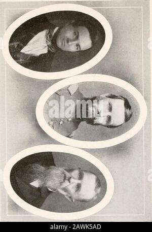 Dossier généalogique de John Brown (1755-1809) et de ses descendants, aussi les branches collatérales des familles Merrill, Scott et Follett . 48 Charles, n. 23 novembre 1862; M. Sarah J. Gretête Le 14 Juin 1893, Chicago, 111. 149 William, n. 23 novembre 1862; M. Berta Landon. William Hammond était maître de quart général pendant la guerre civile. 33 ORELLE ADA MARRON/ M. Alonzo Tanner sept. i, 1844, Alabama, Comté de Genesee, N. Y.enfants: 150 Ella Portia, n. 21 novembre 1845; M. Thomas J. Hines. 151 Imogene Orelle, b. 14 février 1847; d. 17 mai 1906; M. WM, Otis Brown juillet 1865, Ils ont adopté Jessie Douglass, qui marri Banque D'Images