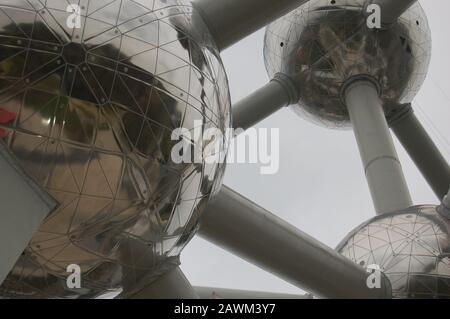 L'Atomium, Bruxelles, proche Banque D'Images