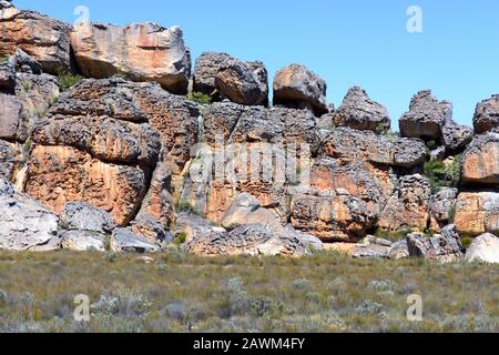 Rock formations dans le Cederberg Banque D'Images