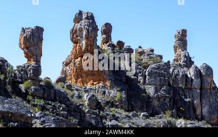 Rock formations dans le Cederberg Banque D'Images