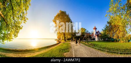 Herrsching Ammersee En Bavière, Allemagne Banque D'Images