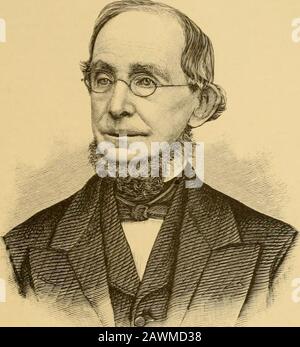 Histoire des comtés de Union et de Middlesex, New Jersey avec des esquisses biographiques de beaucoup de leurs Hommes Éminents . ofLyons, N. Y. Il a épousé Miss Betsey Ross, ofWestfield, et a eu des enfants,— John R., Charlotte,Keziah, David, et James H. Mme Miller havingmoud le 7 septembre 1848, il est de nouveau marié à PeninahW., fille de Jonas et Eliza Smith, d'Orange, N. J. Leur seul fils est Jonas S. Miller, qui vit sur la ferme. M. Miller était un Dem-ocrat ferme en politique, mais en aucune manière identifié avec la thépolitique du comté ou du canton. Il était un Pres-bytérien dans la religion et un membre du churc Banque D'Images