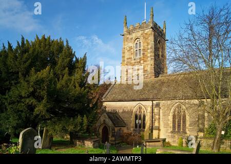 Royaume-Uni, Yorkshire Du Sud, Barnsley, Cawthorne, Église Des Saints Banque D'Images