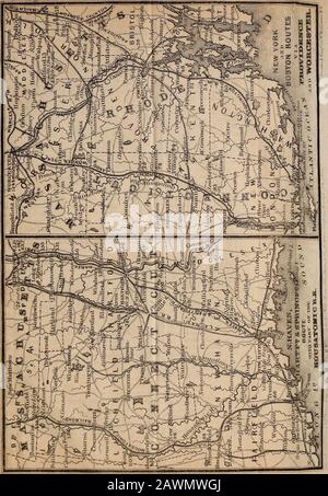 Livre illustré d'Appletons sur les récits américains guide complet et fiable ..to ..The United States and the British provocesWith cartes soigneuses de toutes les parties du pays, et photos de lieux et de scènes célèbres, à partir de dessins originaux de l'auteur et d'autres artistes . Banque D'Images