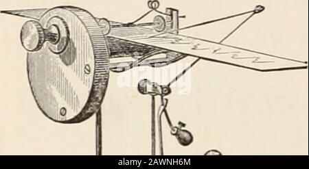 Archives de médecine : une revue bimensuelle consacrée aux communications originales sur la médecine, la chirurgie et leurs branches spéciales. . et l'instrument est ensuite appliqué à l'avant-bras et fixé sur l'attelle par des bandes ou des bandes élastiques. FIG. 3. ÉTANGS SPHYGMOGRAPH. Le Sphygmographe De Bassin, Fig. 3, est celui qui a été récemment introduit, et il ressemble à de nombreux égards à Longuets* sphygmograph. Il est muchplus petit que l'un ou l'autre Mareyor Mahomed, et coûte muchless. L'instrument est doté d'une base ovale large, recouverte d'un caoutchouc, et peut être maintenu par la main sur le thearter Banque D'Images