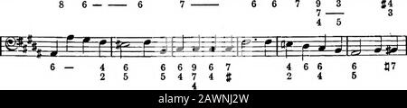 Harmonie, théorie et pratique . (IX) Double chant. M ^=-f=- i J II I I 3=t= jg=S 2: S 2 S t=t: 64 6 6S4 6775 2 6 2 j] 6$t4 6 46 65 2 3 4 5 87 (X) Hymn Tune. M -f=^r-nr-:a^u:^ m ?m= 5 6 7 7 7 « 6 6 6 6 65 4 1 6 7 t m,^(^ p- f-^ /s— J ^ r ^ r^-^* M u r 1 la 1 Ig) -- 1 7 — 5 —43 (XI) Hymn Tune. ^^^Q^teg^ ^^^=H ^^^ =^;=#=. 6 4 73 S 6 — 64 6tl5 4 5 2 6 — 93 4 - 7 - 4 6 184 (XII) Hymn Tune, Harmony. [Chap XIII Banque D'Images