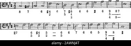 Harmonie, théorie et pratique . 6 4 73 S 6 — 64 6tl5 4 5 2 6 — 93 4 - 7 - 4 6 184 (XII) Hymn Tune, Harmony. [Chap XIII. (XIII.) Hymn Tune. 5 7 4 62 76 7 65 6 6 6 7 756 5 43 5 tl 6 7 s. Banque D'Images