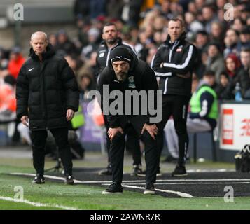 Londres, Royaume-Uni. 9 février 2020. West Bromwich Albion Manager Slaven Bilić lors du match du championnat EFL Sky Bet entre Millwall et West Bromwich Albion à la Haye, Londres, Angleterre, le 9 février 2020. Photo De Ken Sparks. Utilisation éditoriale uniquement, licence requise pour une utilisation commerciale. Aucune utilisation dans les Paris, les jeux ou une seule publication de club/ligue/joueur. Crédit: Uk Sports Pics Ltd/Alay Live News Banque D'Images