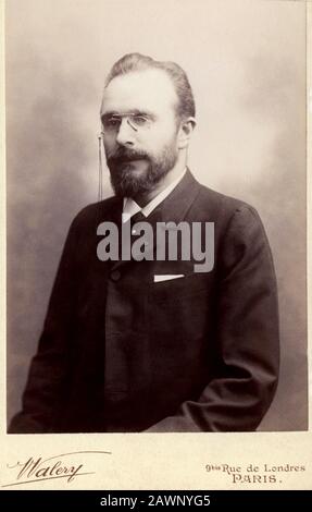 1890 CA , PARIS , FRANCE : le célèbre médecin obstétricien français PIERRE-CONSTANT BUDIN ( 1846 - 1907 ), photo d'Eugène Pirou , Paris . Pierre B Banque D'Images