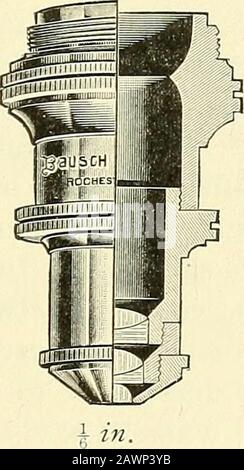 Le microscope; une introduction aux méthodes microscopiques et à l'histologie . Banque D'Images