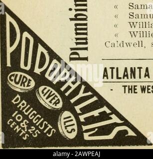 Atlanta City Directory . ichardson CAHALL SALES DEPARTMENT, E P Moritz Sou mgr, Water tubechaudières, 1112 Empire bldg, Bell phone 1662 Cain Annie M Miss, elk The Famous, r 26 Capitol ave ( Clarence M, Fish, r 227 S Forsyth « Earl T, helper 57 S Pryor, R 15 Jeannette « Early M, vendeur 78 Auburn ave, r 82 Loomis « Eva E Miss, stenog 523 Empire bldg, r Edgewood. GA « E L, vendeur F E Block Co « George E, fraiseuse 3 S Pryor « George W, smn Kelley Bros, r Conyers Ga « Herbert (c), ouvrier, r 3 Meldrum « Homer, machiniste, r 15 Jeannette « James M (Julia), R 227 S Forsyth « James T. greffier, r 82 Banque D'Images