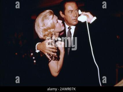 1960 , USA : L'actrice et chanteuse DORIS DAY ( née Doris Mary Ann Kappelhoff , née le 3 avril 1924 à Cincinnati, Ohio, USA ) avec Rex Harrison , pubbl Banque D'Images