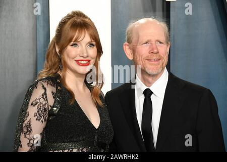 09 Février 2020 - Los Angeles, Californie - Bryce Dallas Howard, Ron Howard. Fête des Oscars 2020 À la suite des 92ème Academy Awards qui ont eu lieu au Wallis Annenberg Center for the Performing Arts. (Image de crédit : © Birdie Thompson/AdMedia via ZUMA Wire) Banque D'Images
