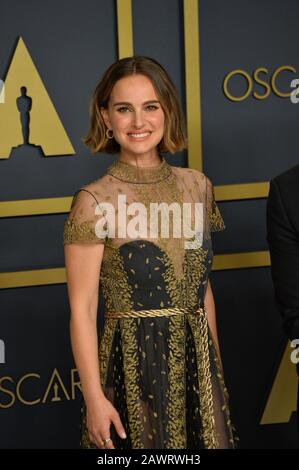 Los Angeles, États-Unis. 9 février 2020. LOS ANGELES, ÉTATS-UNIS. 09 février 2020: Natalie Portman au 92ème Academy Awards au Dolby Theatre. Crédit Photo : Paul Smith/Alay Live News Banque D'Images