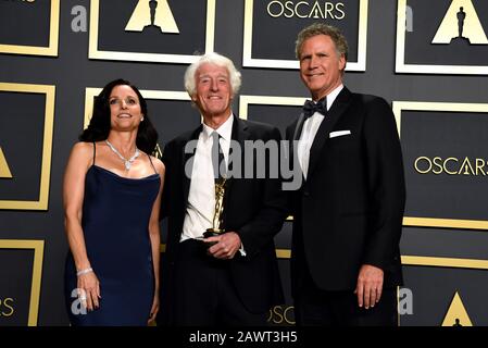 Julia Louis-Dreyfus et Welle Farrell présenteront Roger Deakins avec le meilleur Oscar de la cinémagraphie dans la salle de presse lors des 92ème Academy Awards qui se sont tenus au Dolby Theatre à Hollywood, Los Angeles, États-Unis. Banque D'Images