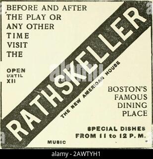 Cette semaine à Boston . à 5 p. M. Gratuit. Musée Undversity, Cambridge. Ouvert de 9 à 5 p. M. Gratuit. Peabody Museum, Cambridge. Ouvert de 9 à 5 p. M. Gratuit. Boston Society Of Decorative Art, 184 Boylston St. Broderie Et Travaux Artisanaux. Old South Meeting House ]^Iuseum, ^^Vashington et Alilk Sts.ouvert de 9 heures à 5 p. M. Entrée 25 cents. Pour la liste complète des expositions d'art, voir dimanche et ] Ionday. Sociétés déjeuner du 20/// Century Club à ?&gt; Joy Street, après-midi. Salon d'aide aux enfants indiens en Alaska. Trinity Parish Hall, allday et ez-eninn. Salon du Club de charité des femmes au Banque D'Images