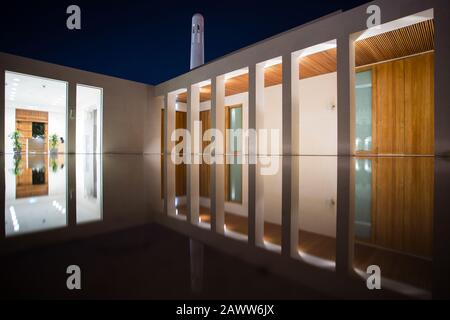 Réflexions à l'intérieur de la Maison Mohammed Bin Jassim du complexe Msheireb Museum, dans le centre-ville de Doha, au Qatar. Banque D'Images