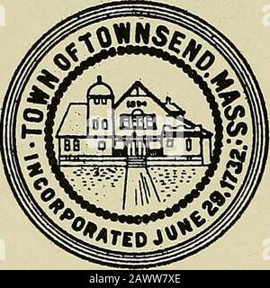 Ancienne Middlesex avec de brèves ébauches biographiques des hommes qui ont servi le pays officiellement depuis son règlement . Banque D'Images