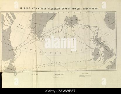 Fox-Expeditionen i Aaret 1860 sur Færøerne, île og Grønland - no-nb digibok 2009062303023-V1. Banque D'Images