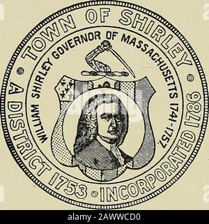 Ancienne Middlesex avec de brèves ébauches biographiques des hommes qui ont servi le pays officiellement depuis son règlement . Banque D'Images