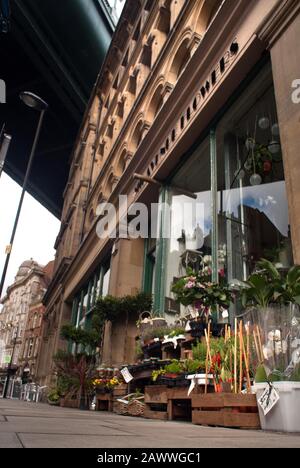 Boutique de fleuristes, Newcastle-upon-Tyne Banque D'Images