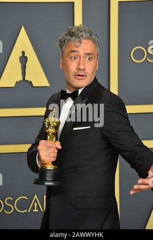 Los Angeles, États-Unis. 9 février 2020. LOS ANGELES, ÉTATS-UNIS. 09 février 2020: Taika Waititi au 92ème Academy Awards au Dolby Theatre. Crédit Photo : Paul Smith/Alay Live News Banque D'Images